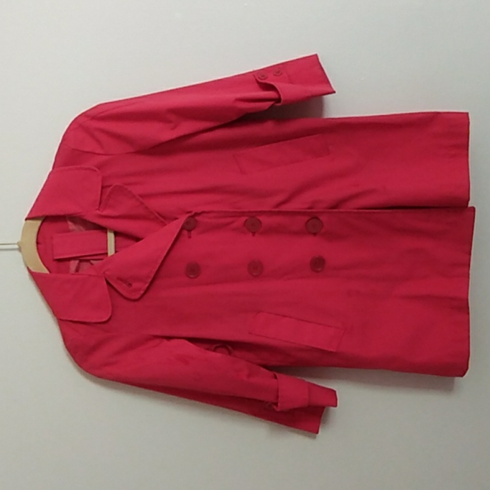 Vintage 1960's Short Double Breasted Trench Coat